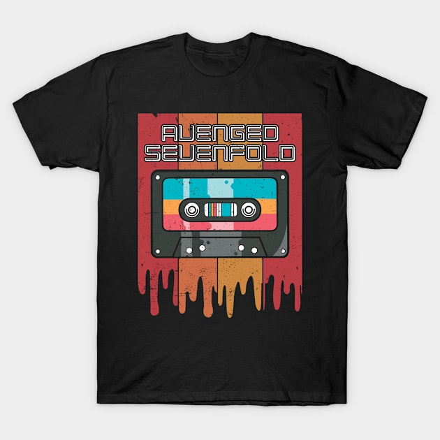 Classic Personalized Avenged Proud Name Cassette T-Shirt by ElinvanWijland birds